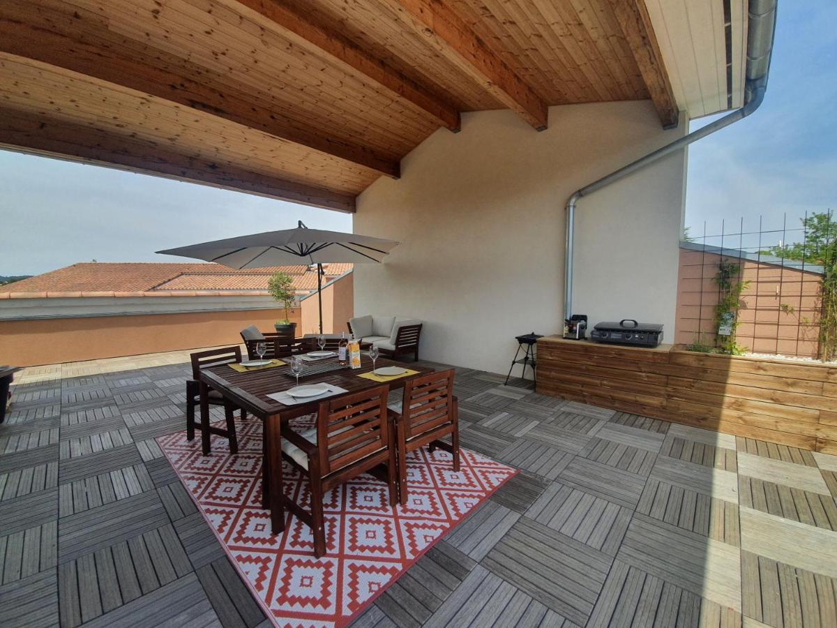 Terrasse 130M2 Panoramique Avec Climatisation Piscine - 3 Chambres 格雷乌莱班 外观 照片