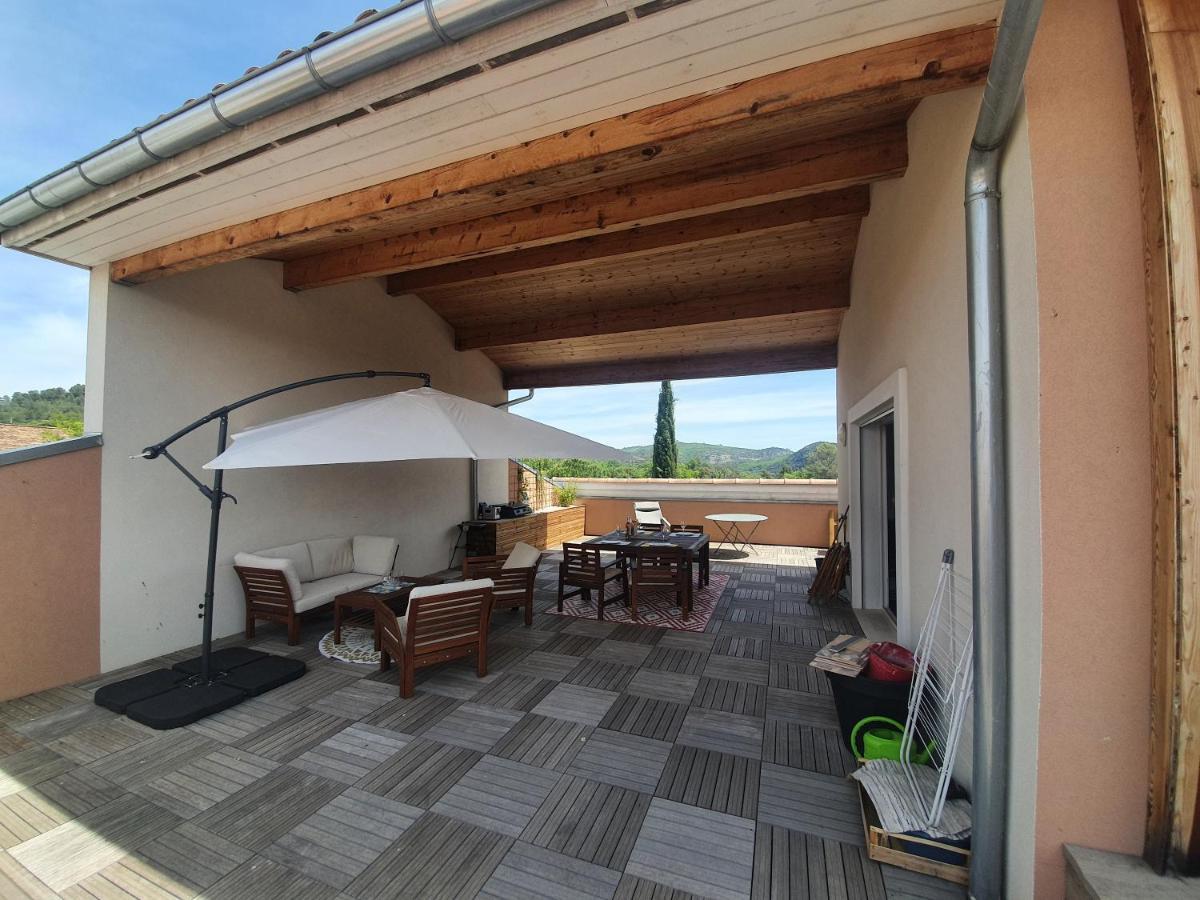Terrasse 130M2 Panoramique Avec Climatisation Piscine - 3 Chambres 格雷乌莱班 外观 照片