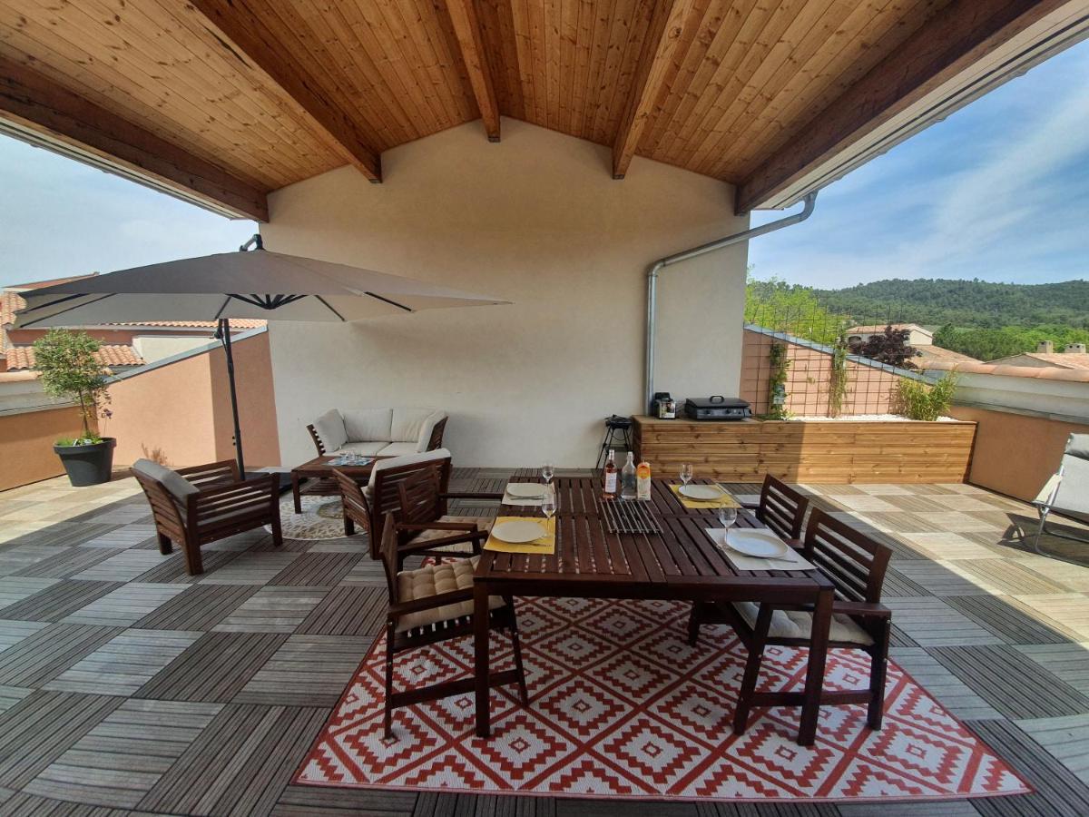 Terrasse 130M2 Panoramique Avec Climatisation Piscine - 3 Chambres 格雷乌莱班 外观 照片